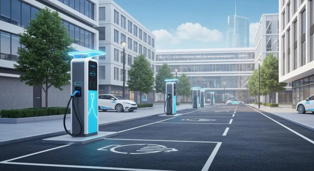 Electric vehicle charging in Hampshire — Downlight Electrical
